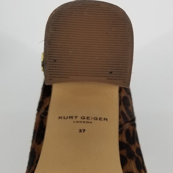 Kurt Geiger London Leopard Print Chelsea Bootie - Raylan Sz. 37 / 7 - Picture 9 of 10